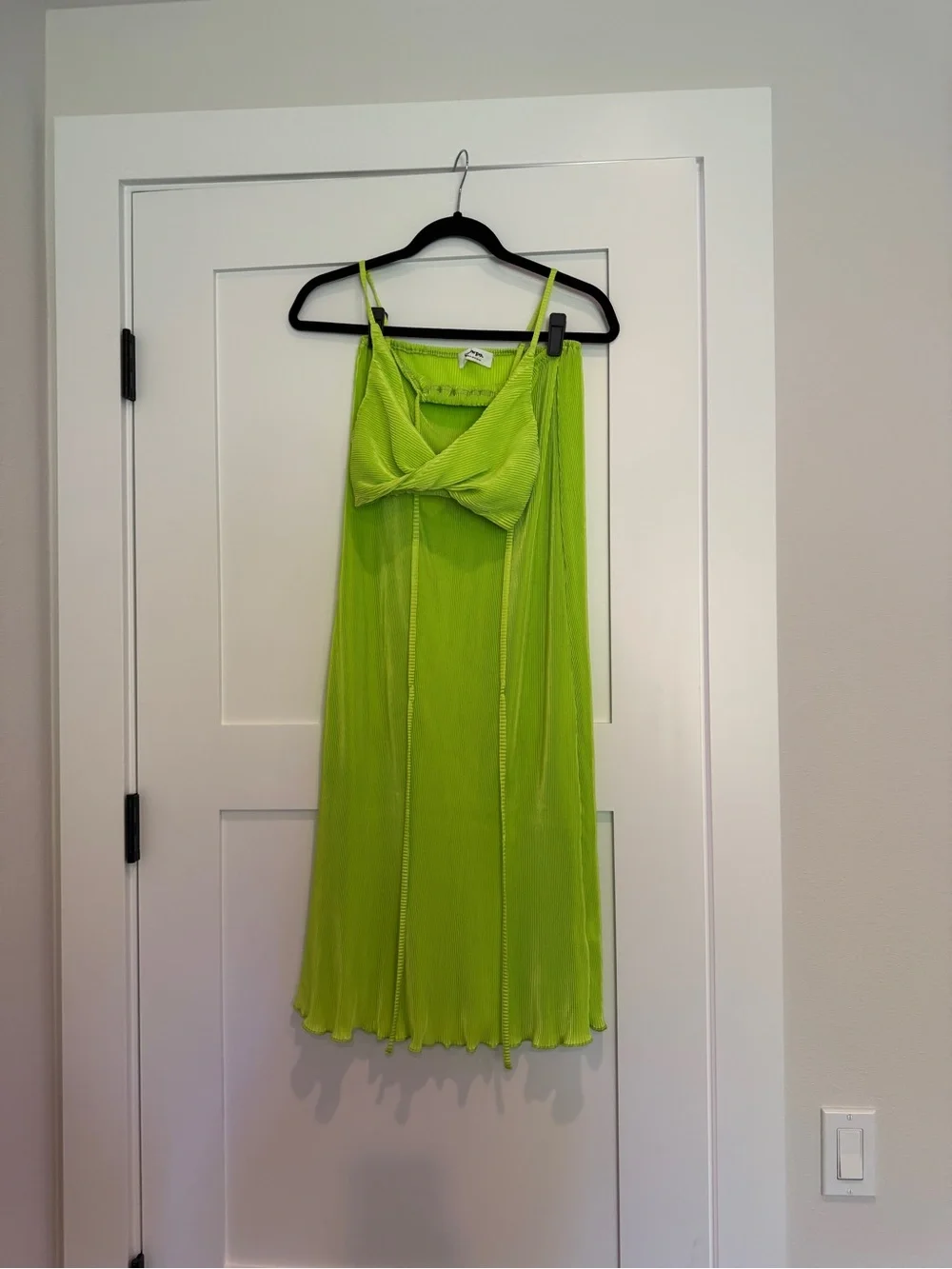 Showpo Neon Lime Midi Two-Piece Set